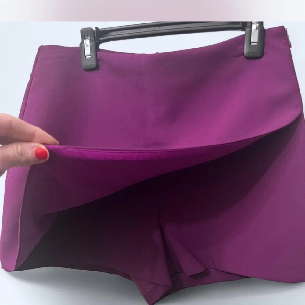 Endless Rose Skort Size Small Purple Wrap Front Mini Skirt‎ Shorts